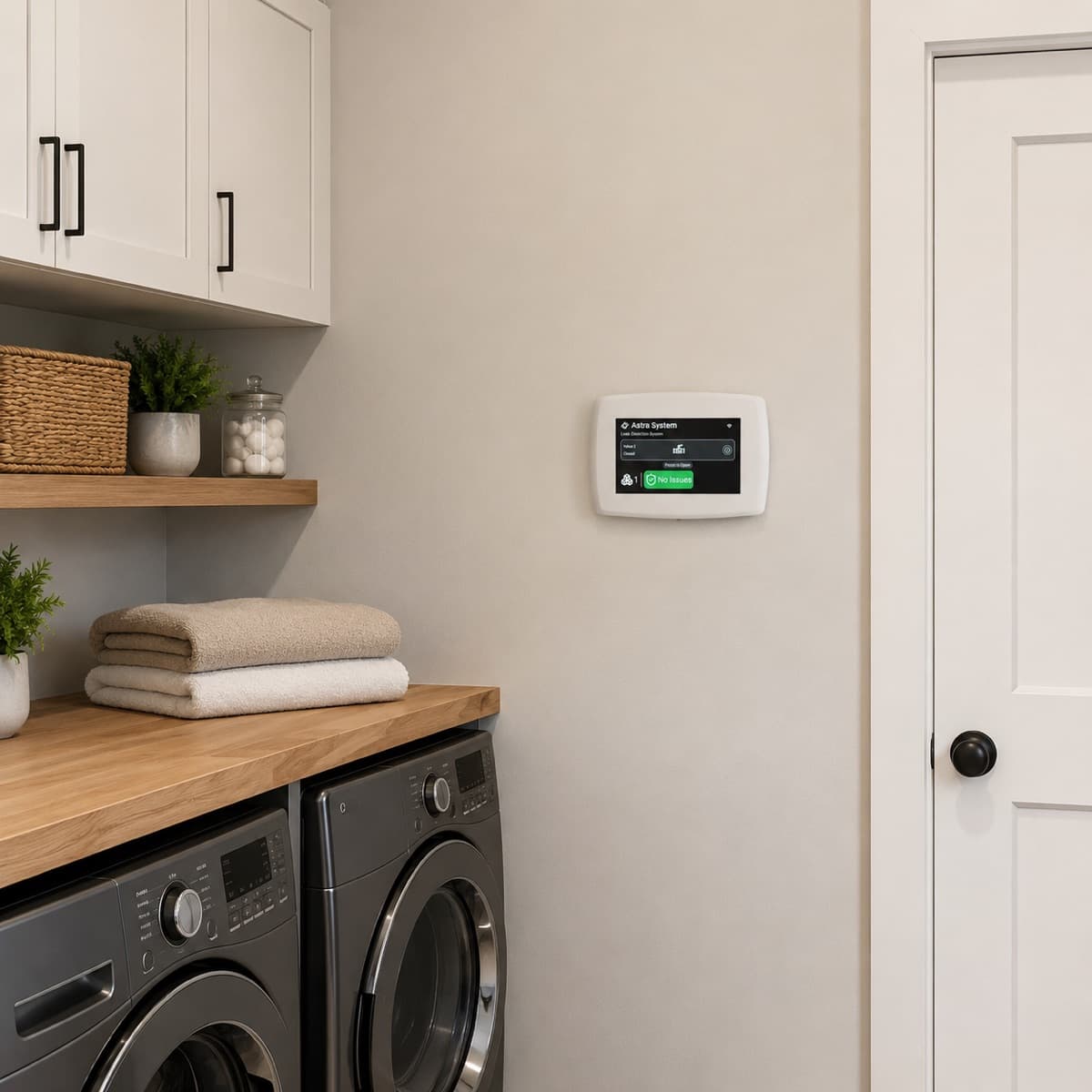 Astra Panel in a laundry room