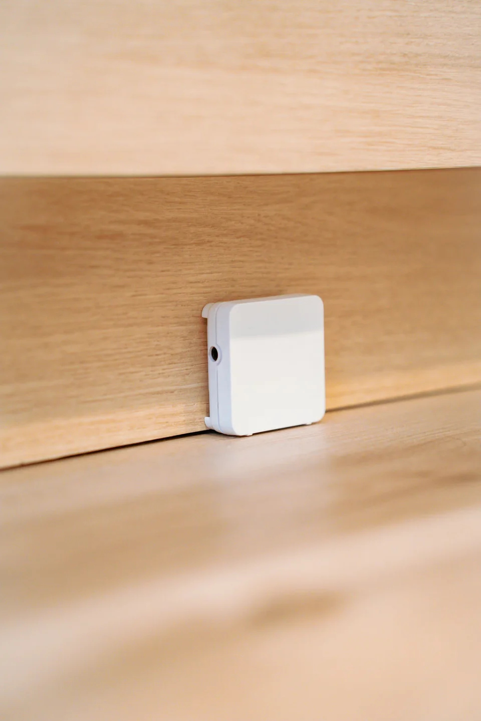 Astra Sensor installed beside a cabinet in a home